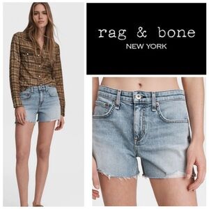 Rag & Bone Dre Low Rise Shorts color Stella 30